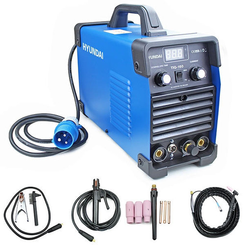 Hyundai 160 amp TIG/MMA/ARC Inverter Welder, 230V Single Phase | HYTIG160