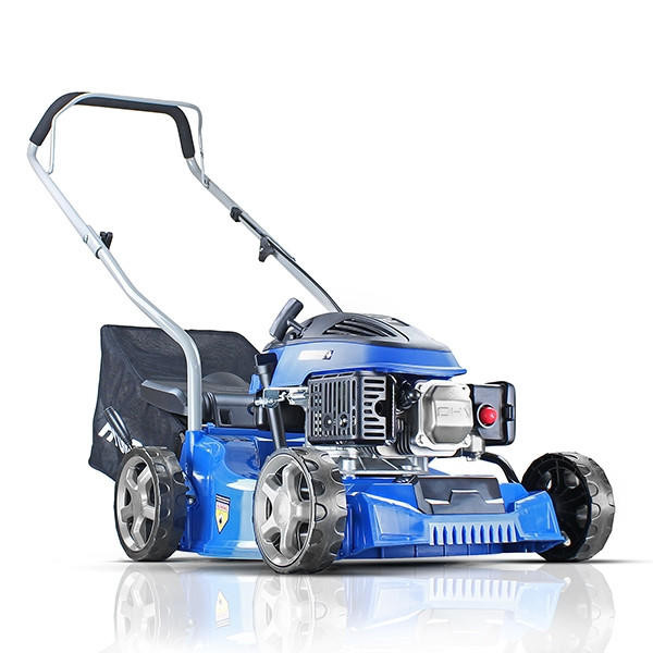 Hyundai 16" / 40cm 79cc Petrol Lawnmower 25-75mm Cuts 45L Grass Catcher, Rear Discharge| HYM400P