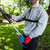 Harness and safety gear when using a long reach pole saw