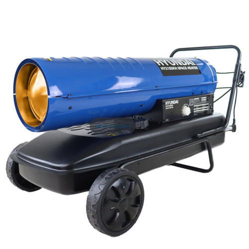 Hyundai 215,000 / 63kW Diesel or Kerosene Space Heater, 1500m3 Coverage, Thermostat | HY215DKH