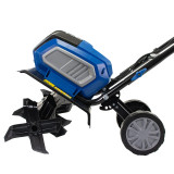 Hyundai 2x 20v (40V) Cordless Garden Tiller, 360mm Width, 220mm Depth, Brushless Motor, Li-Ion Batteries | HY2198