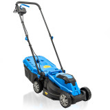 Wide 33cm cutting width: Perfect for tackling small to medium sized gardens in no time at all!