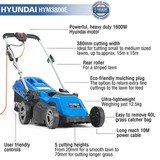HYM3800E electric corded mower features