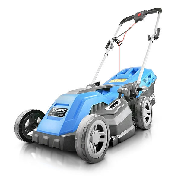 Hyundai 15'' / 38cm 1600w Electric Lawn Mower with Rear Roller, Mulch & 40L Bag | HYM3800E