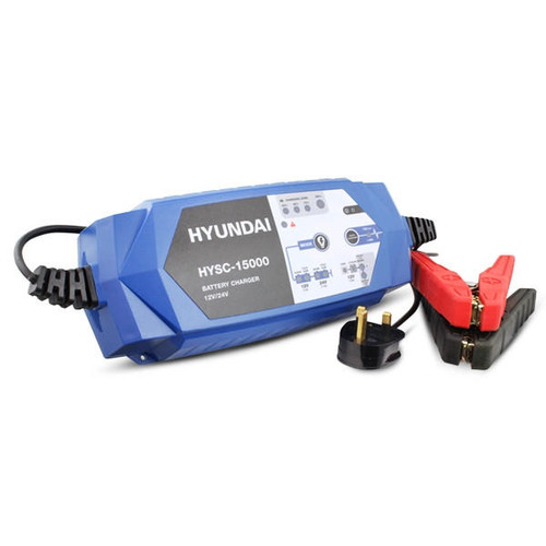 Hyundai SMART Car Battery Charger 12V/24V | HYSC-15000